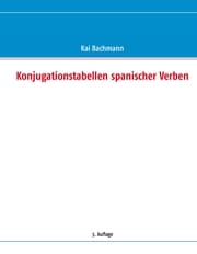 Cover von Konjugationstabellen spanischer Verben