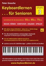 Cover von Keyboardlernen für Senioren (Stufe 3)