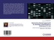 Cover von Genomics-based approach to develop submergence tolerance in rice