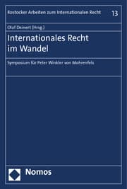 Cover von Internationales Recht im Wandel