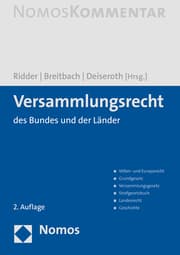 Cover von Versammlungsrecht des Bundes und der Länder
