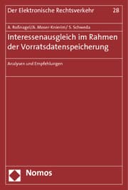 Cover von Interessenausgleich im Rahmen der Vorratsdatenspeicherung