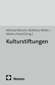 Cover von Kulturstiftungen