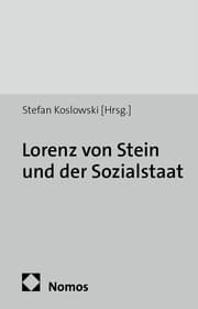 Cover von Lorenz von Stein und der Sozialstaat