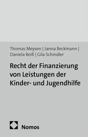 Cover von Recht der Finanzierung von Leistungen der Kinder- und Jugendhilfe