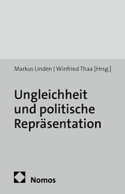 Cover von Ungleichheit und politische Repräsentation