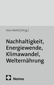 Cover von Nachhaltigkeit, Energiewende, Klimawandel, Welternährung