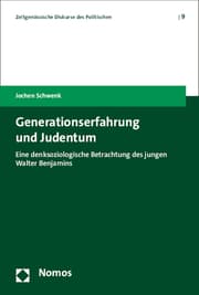 Cover von Generationserfahrung und Judentum