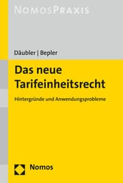Cover von Das neue Tarifeinheitsrecht
