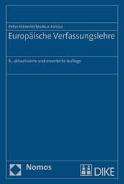 Cover von Europäische Verfassungslehre