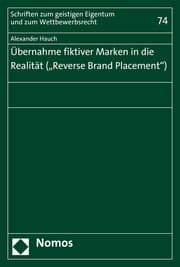 Cover von Übernahme fiktiver Marken in die Realität ('Reverse Brand Placement')