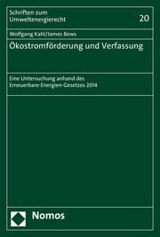 Cover von Ökostromförderung und Verfassung