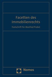 Cover von Facetten des Immobilienrechts