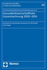 Cover von Gesundheitswirtschaftliche Gesamtrechnung 2000-2014