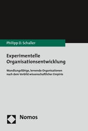 Cover von Experimentelle Organisationsentwicklung