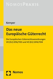 Cover von Das neue Europäische Güterrecht