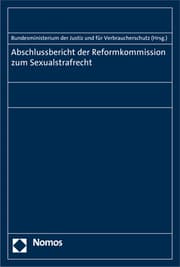 Cover von Abschlussbericht der Reformkommission zum Sexualstrafrecht
