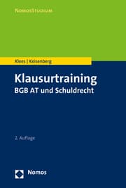 Cover von Klausurtraining BGB AT und Schuldrecht