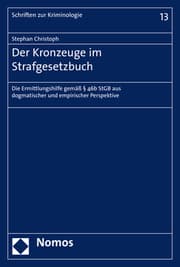 Cover von Der Kronzeuge im Strafgesetzbuch