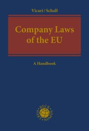 Cover von Company Laws of the EU