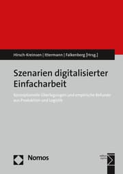 Cover von Szenarien digitalisierter Einfacharbeit