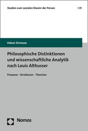 Cover von Philosophische Distinktionen und wissenschaftliche Analytik nach Louis Althusser