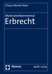 Cover von Materialienkommentar Erbrecht