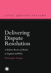 Cover von Delivering Dispute Resolution