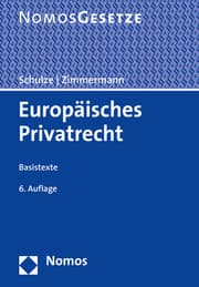 Cover von Europäisches Privatrecht