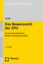 Cover von Das Beweisrecht der ZPO