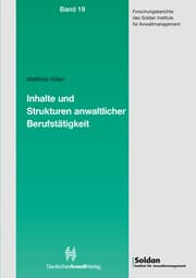 Cover von Anwaltstätigkeit der Gegenwart