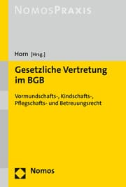 Cover von Gesetzliche Vertretung im BGB