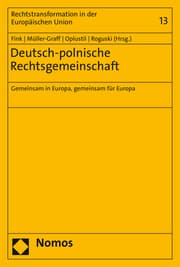 Cover von Deutsch-polnische Rechtsgemeinschaft