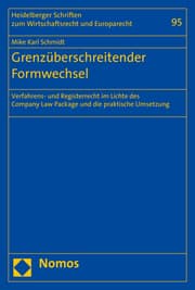 Cover von Grenzüberschreitender Formwechsel