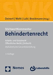 Cover von StichwortKommentar Behindertenrecht