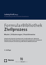 Cover von FormularBibliothek Zivilprozess
