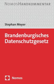 Cover von Brandenburgisches Datenschutzgesetz: BbgDSG