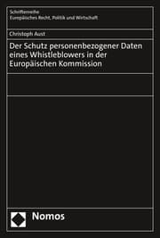Cover von Der Schutz personenbezogener Daten eines Whistleblowers in der Europäischen Kommission