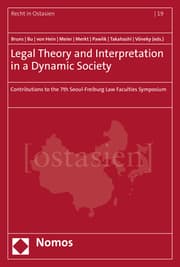 Cover von Legal Theory and Interpretation in a Dynamic Society