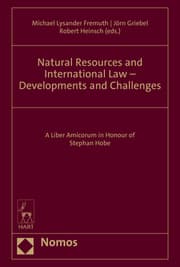 Cover von Natural Resources and International Law - Developments and Challenges