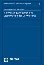 Cover von Verwaltungsaufgaben und Legitimation der Verwaltung