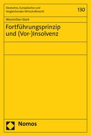 Cover von Fortführungsprinzip und (Vor-)Insolvenz