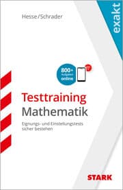 Cover von STARK EXAKT - Testtraining Mathematik