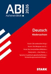 Cover von STARK Deutsch - Abi - Auf einen Blick! 2026 Niedersachsen