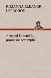 Cover von Armand Durand La promesse accomplie