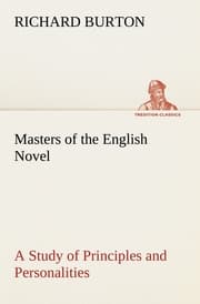 Cover von Masters of the English Novel A Study of Principles and Personalities