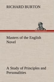 Cover von Masters of the English Novel A Study of Principles and Personalities
