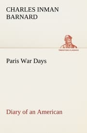Cover von Paris War Days Diary of an American