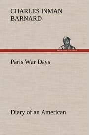 Cover von Paris War Days Diary of an American
