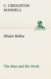 Cover von Hilaire Belloc The Man and His Work